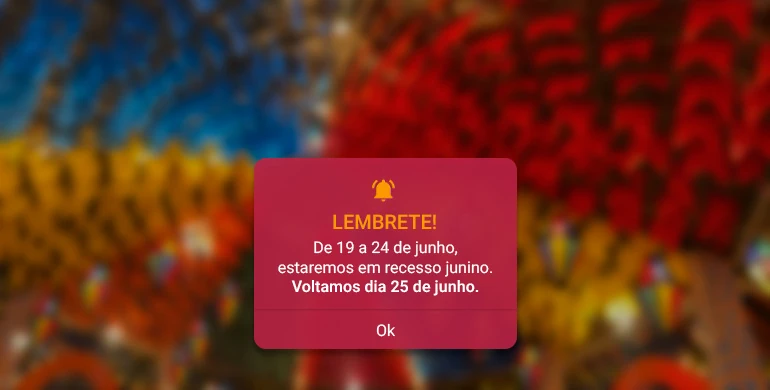 Comunicado Recesso Junino 2025