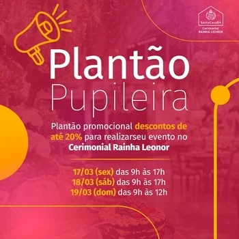 Cerimonial Rainha Leonor realiza “Plantão Pupileira” e oferece descontos de até 20% no aluguel do espaço 